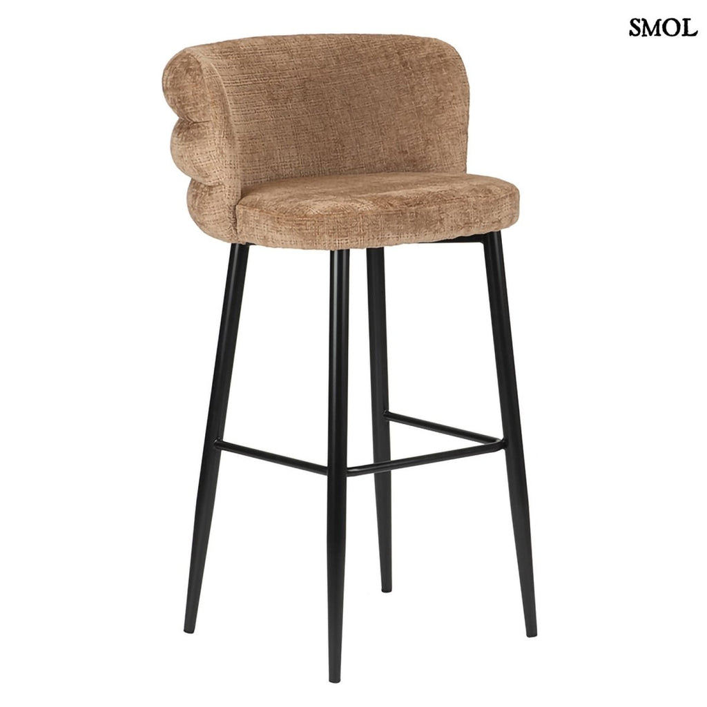 Bárszék - kárpitozott, 90 cm | CLOUD CARAMEL - SMOL