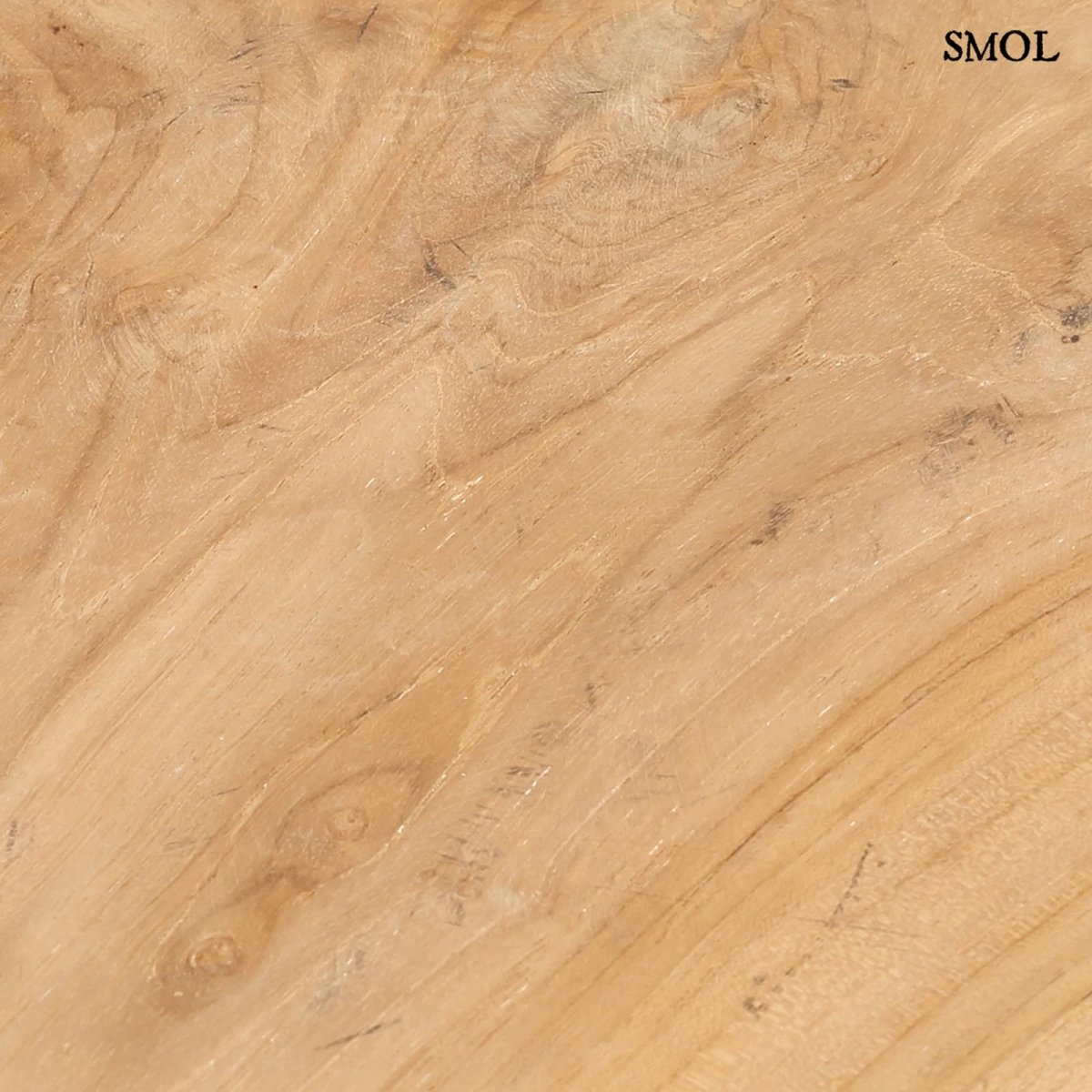 Természetes teakfa bárszék suarfa ülőlappal ülőlap nagyítva