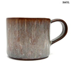 Bögre szett hat darab kézzel készült kerámiából - oldalról