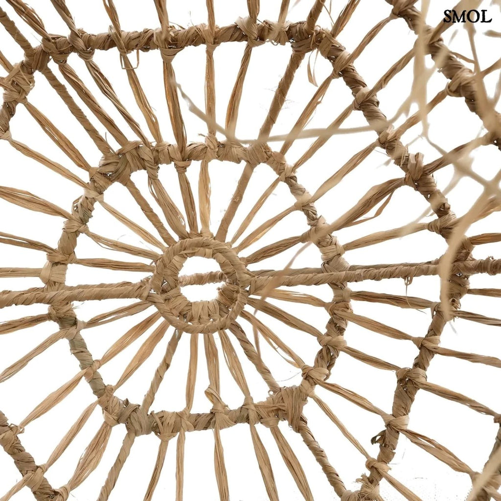 Bohó, Fonott Fű Lámpaernyő, 40 cm | CASITA - SMOL