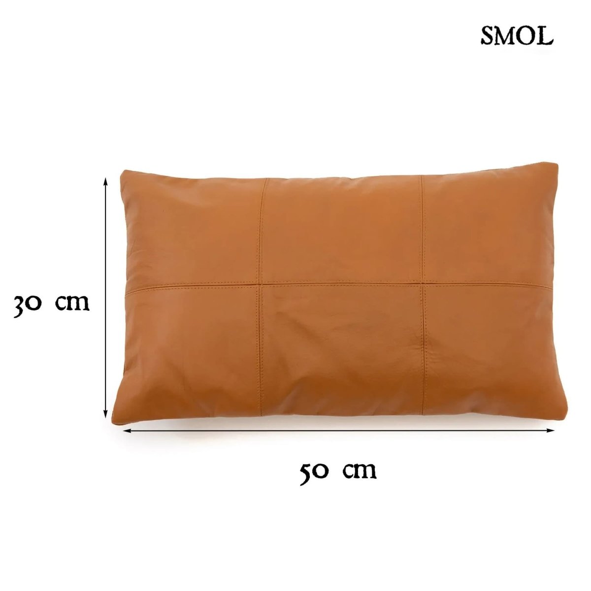 Bőr Díszpárnahuzat, 30x50 - méretekkel