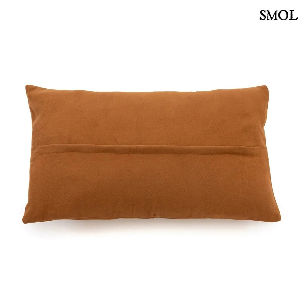 Bőr Díszpárnahuzat, 30x50 - hátulról