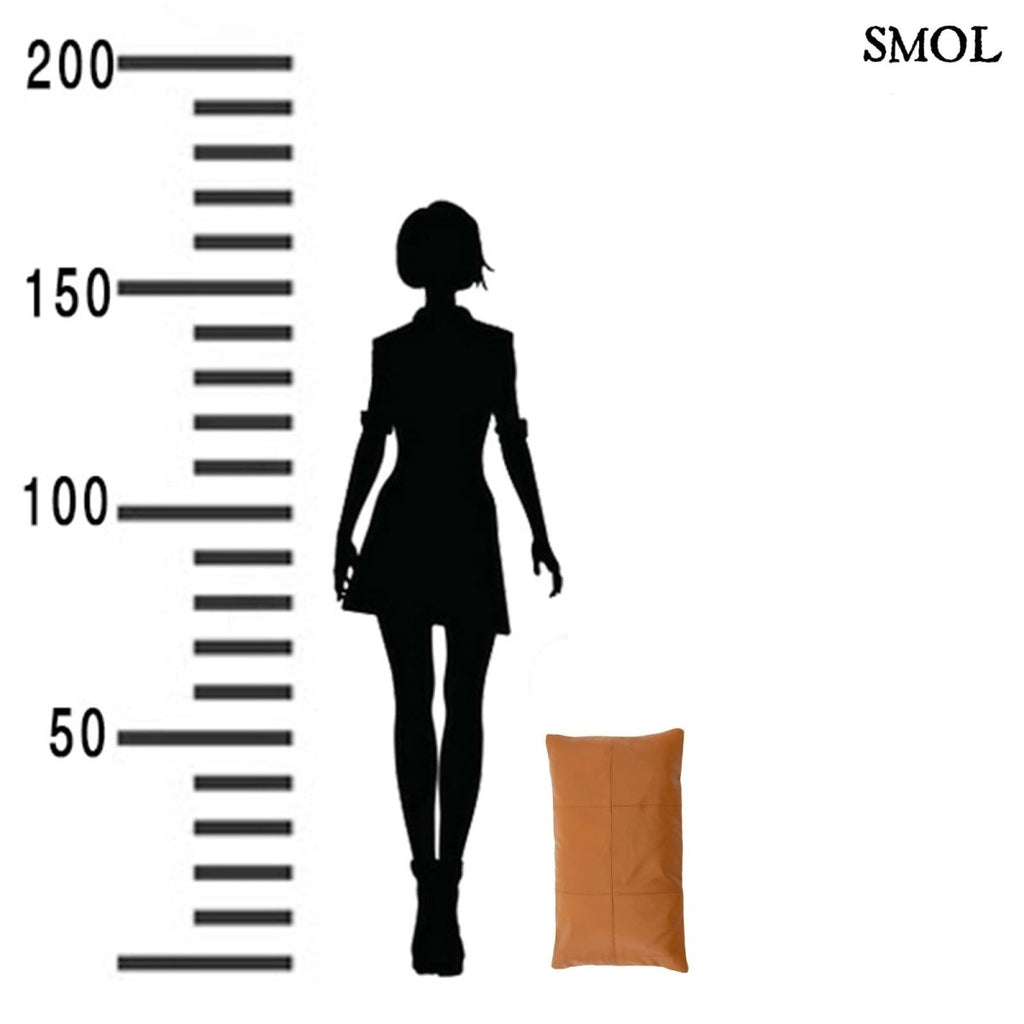 Bőr Díszpárnahuzat, 30x50 - méretarányosan