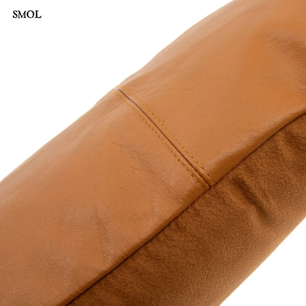 Bőr Díszpárnahuzat, 30x50 - oldalról