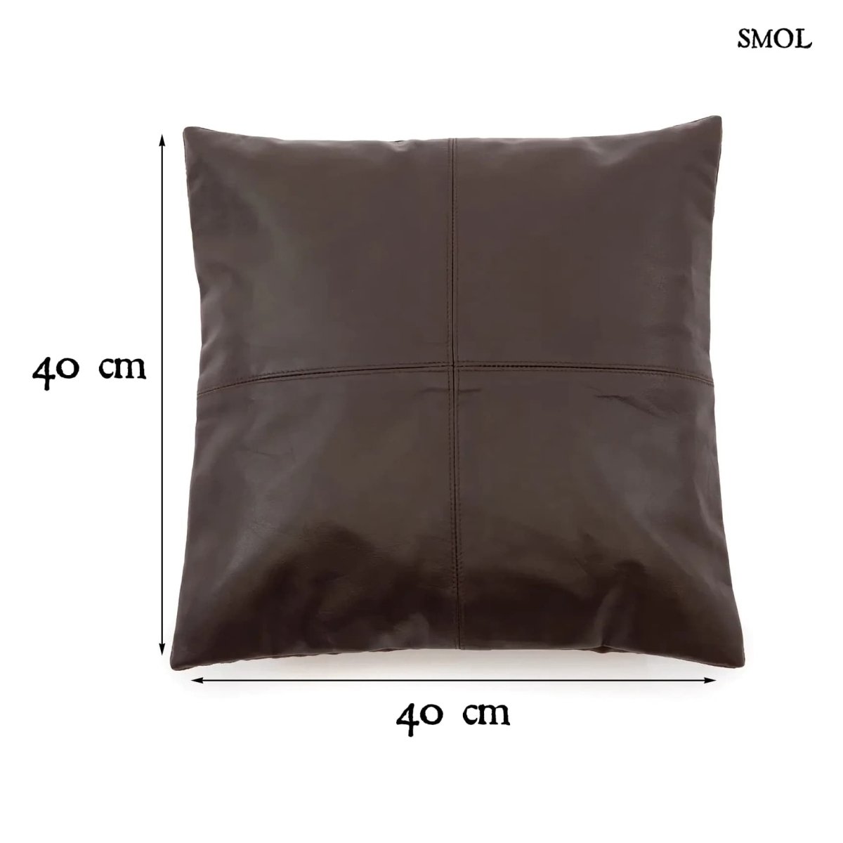 Bőr Díszpárnahuzat, 40x40 cm | CHARLINA - SMOL