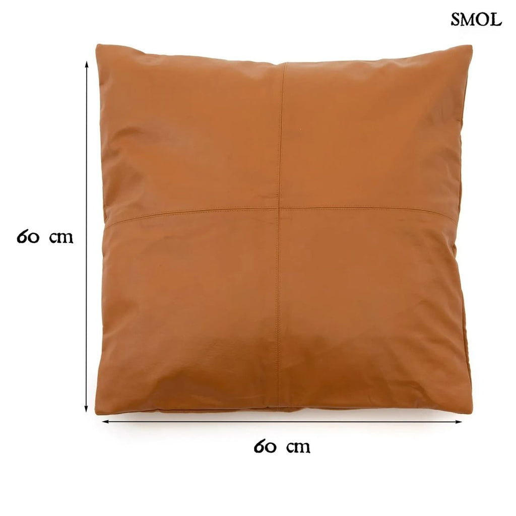 Bőr Díszpárnahuzat, 60x60 | CARTER - SMOL