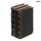 Decoration - black decorative books, 17.5 cm | BOOKS