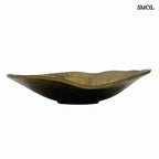 smol.hu -CRATER, arany dísztál,⌀29 cm oldalról