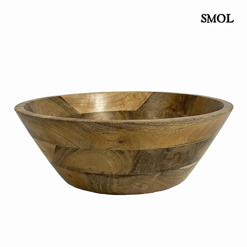 Dekoratív tál fából | ELISA | SMOL - fehér háttérrel