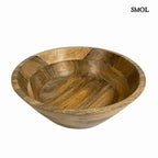 Dekoratív tál fából | ELISA | SMOL - ferdén, felülről