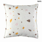 Buklé párna gyerekeknek, 55x33 cm, TERRAZZO MARBLE dizájnnal, fehér háttérrel