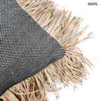 Díszpárnahuzat Raffiával, 30x50 cm | BONITA - SMOL