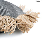 Díszpárnahuzat Raffiával, 30x50 cm | BONITA - SMOL