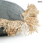 Díszpárnahuzat Raffiával, 60x60 | BONITA - SMOL