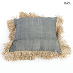 Díszpárnahuzat Raffiával, 60x60 | BONITA - SMOL