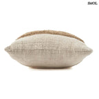 Díszpárnahuzat Raffiával | RAFFIA STAMP - SMOL