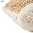 Díszpárnahuzat Raffiával | RAFFIA STAMP - SMOL