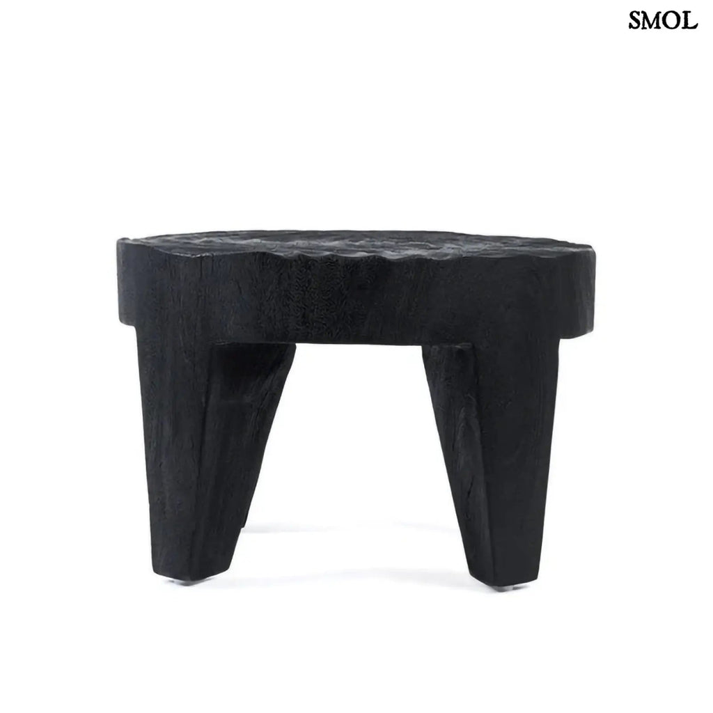 Dohányzóasztal - fekete, fa | MADERO | SMOL - oldalról