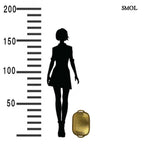 smol.hu -GILT, arany tálca, fogóval, 38 cm méretarányosan