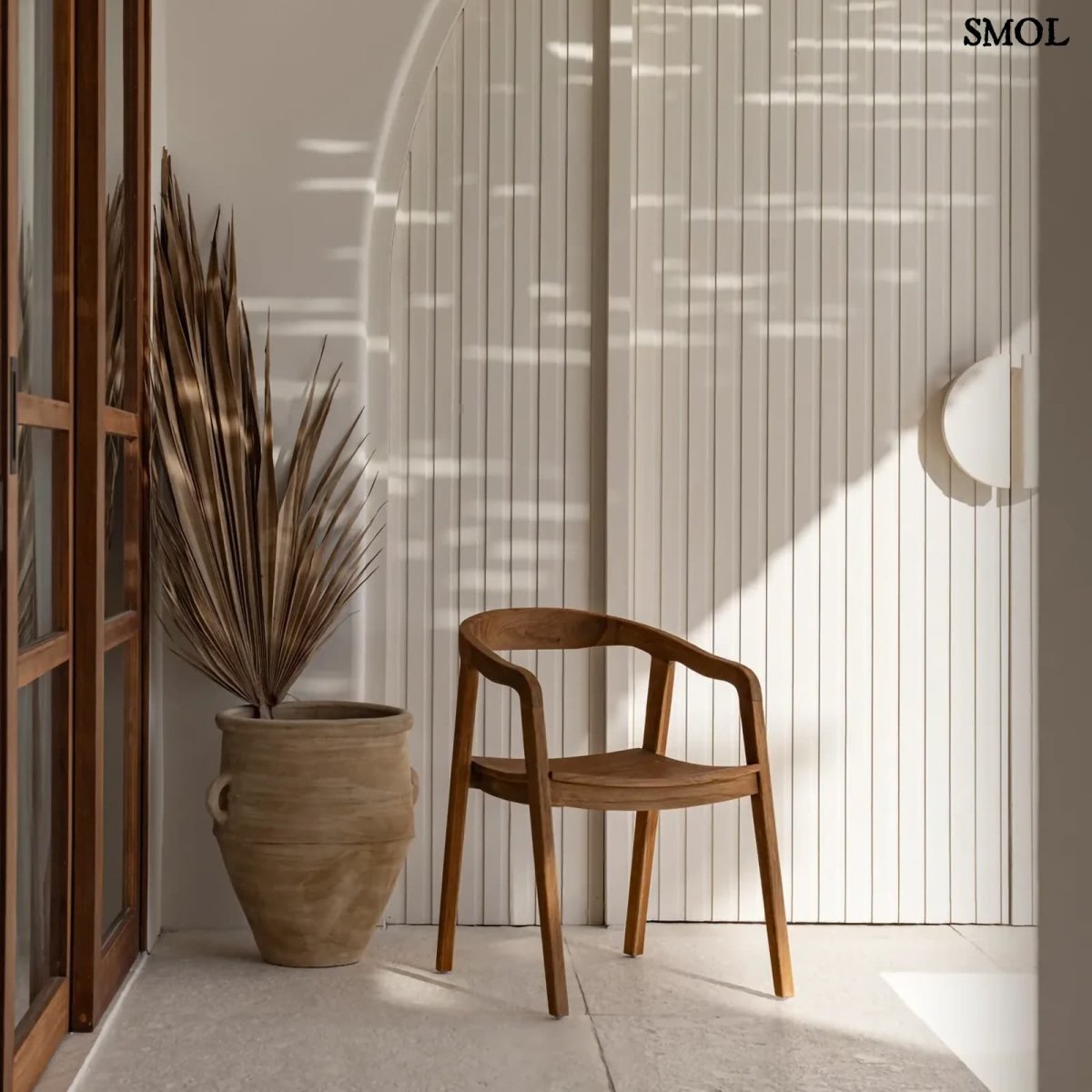 Étkezőszék - bel - és kültéri, fa, 74 cm | NIHI OKA - SMOL