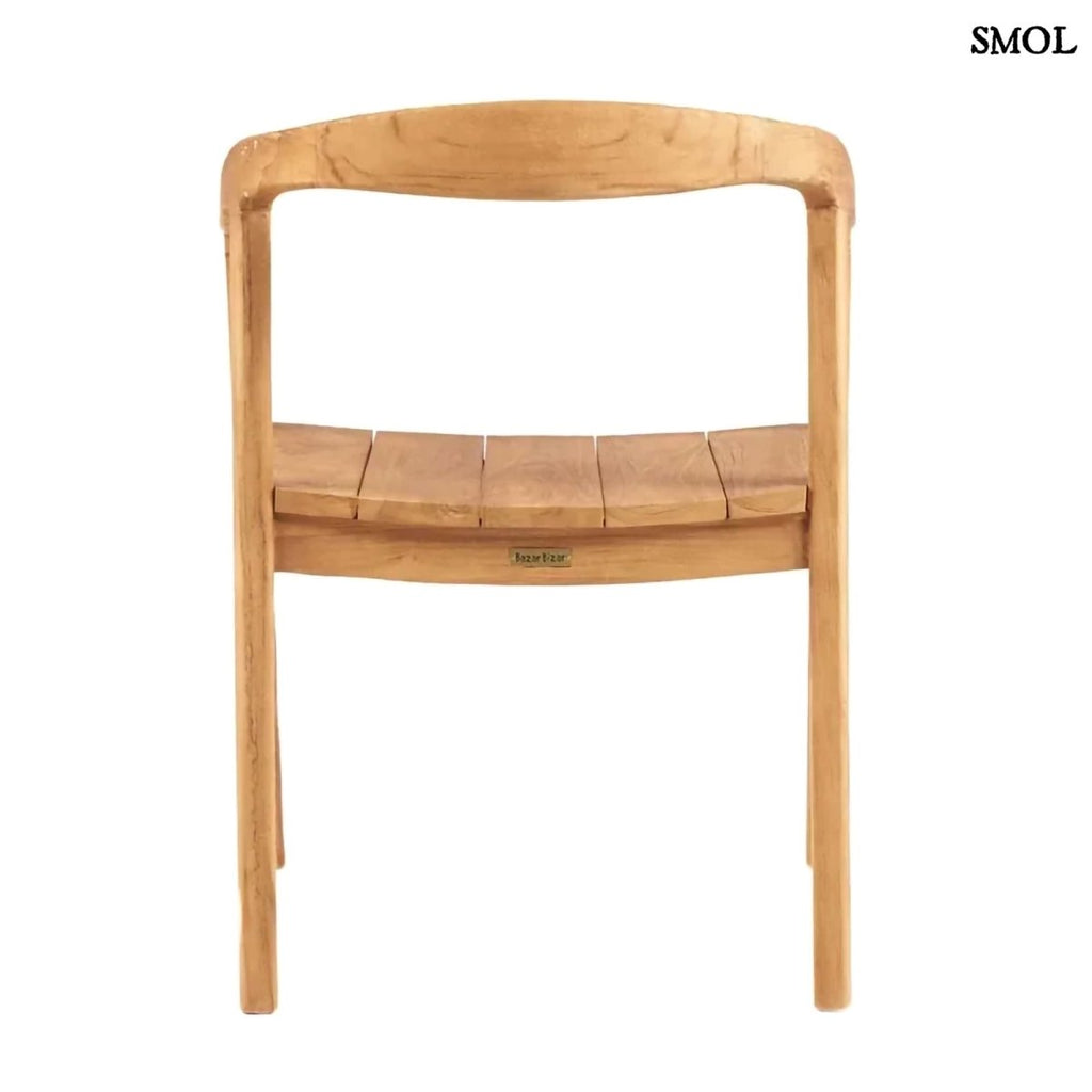 Étkezőszék - bel - és kültéri, fa, 74 cm | NIHI OKA - SMOL