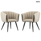 Étkezőszék szett - 2 db, kárpitozott | BREEZE BEIGE - SMOL