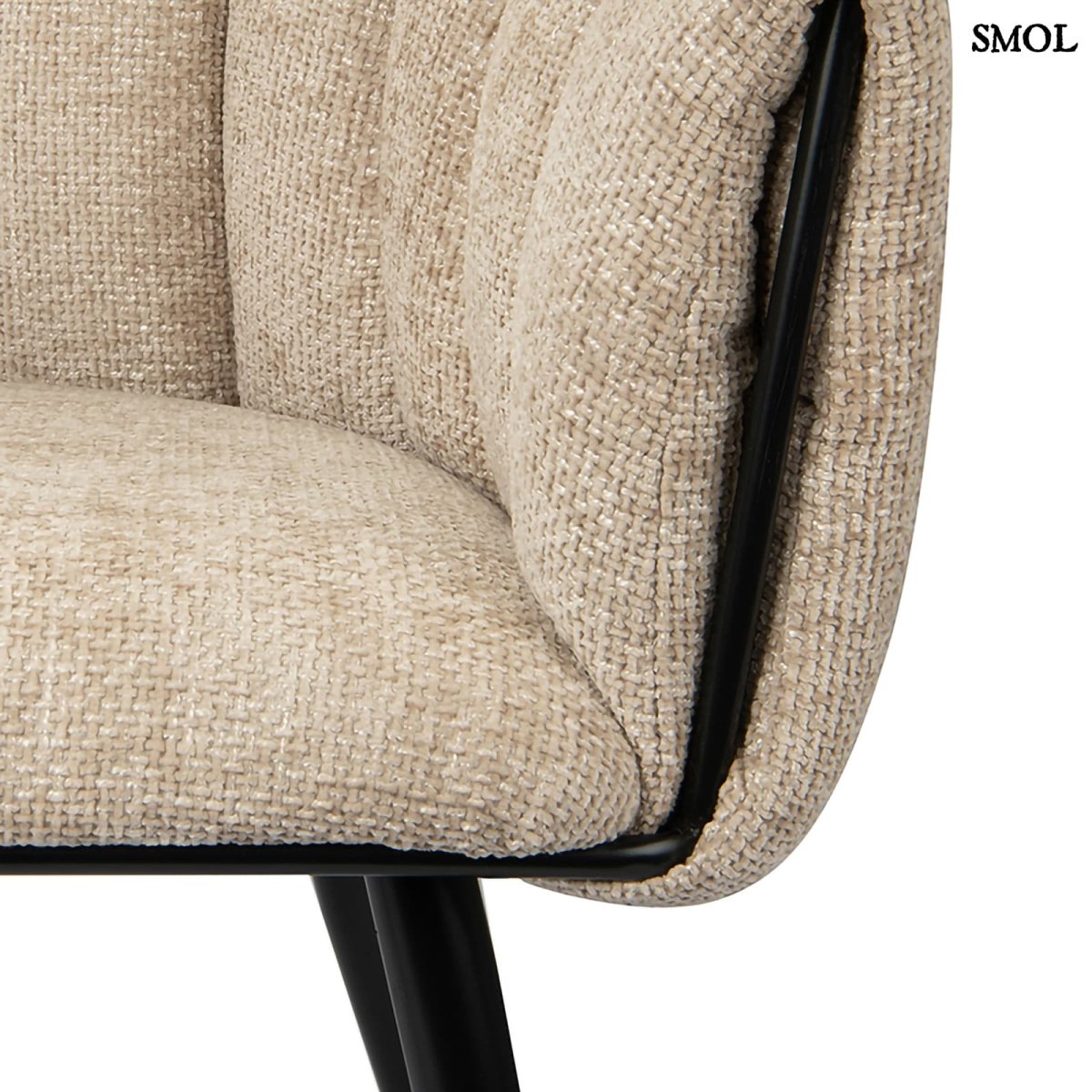 Étkezőszék szett - 2 db, kárpitozott | BREEZE LATTE - SMOL