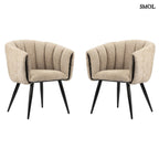 Étkezőszék szett - 2 db, kárpitozott | BREEZE LATTE - SMOL