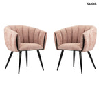 Étkezőszék szett - 2 db, kárpitozott | BREEZE PINK - SMOL