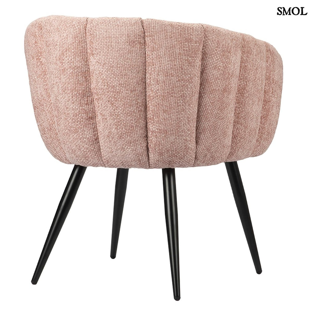 Étkezőszék szett - 2 db, kárpitozott | BREEZE PINK - SMOL