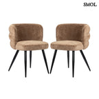 Étkezőszék szett - 2 db, kárpitozott | CLOUD CARAMEL - SMOL