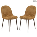 Étkezőszék szett - 2 db, kárpitozott | EGG GOLD - SMOL