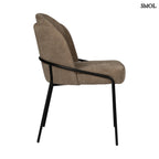 Étkezőszék szett - 2 db, kárpitozott | FJORD BROWN - SMOL