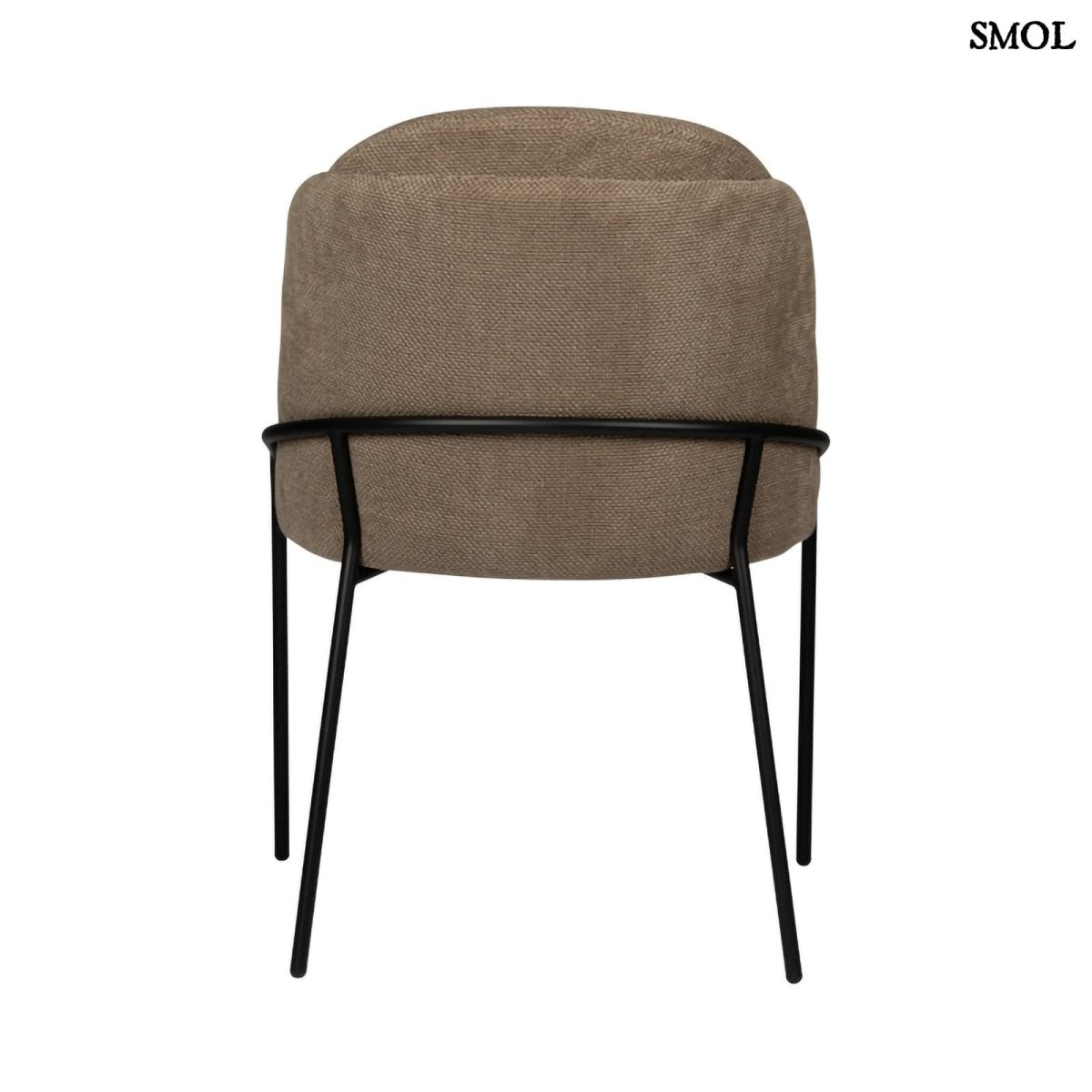 Étkezőszék szett - 2 db, kárpitozott | FJORD BROWN - SMOL