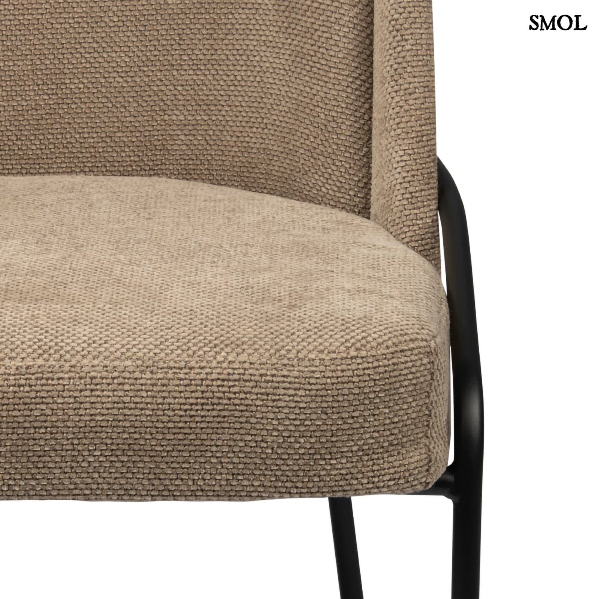 Étkezőszék szett - 2 db, kárpitozott | FJORD BROWN - SMOL