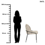 Étkezőszék szett - 2 db, kárpitozott |FJORD COCO - SMOL