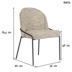 Étkezőszék szett - 2 db, kárpitozott |FJORD COCO - SMOL