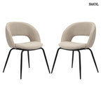 Étkezőszék szett - 2 db, kárpitozott | RAINBOW BEIGE - SMOL