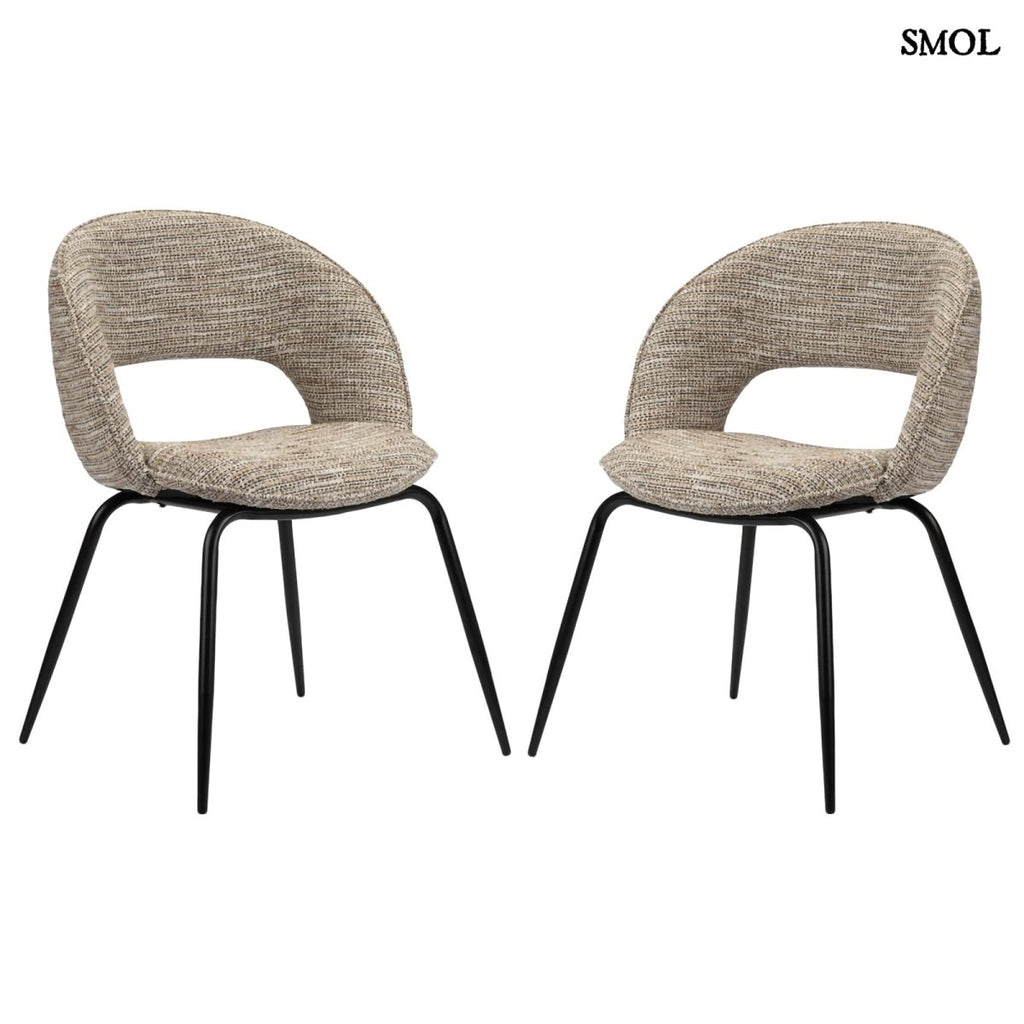 Étkezőszék szett - 2 db, kárpitozott | RAINBOW COCO - SMOL