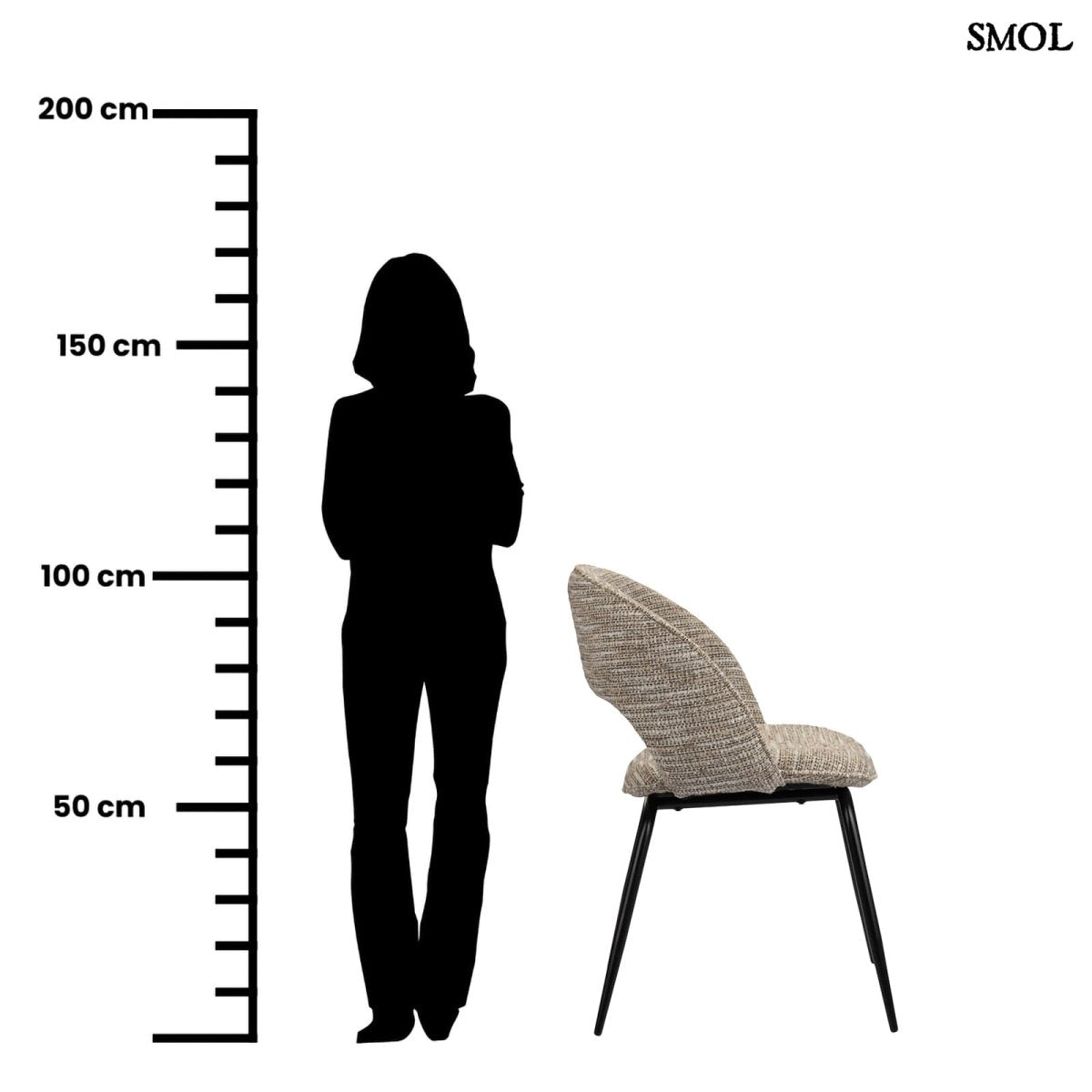 Étkezőszék szett - 2 db, kárpitozott | RAINBOW COCO - SMOL