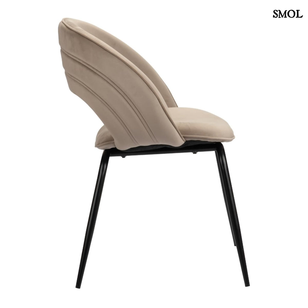 Étkezőszék szett - 2 db, kárpitozott | RAINBOW SAND WHITE - SMOL