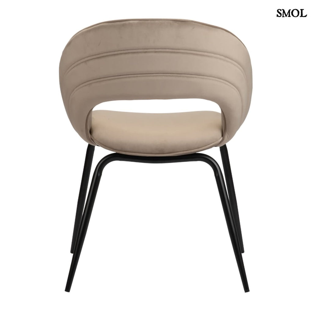 Étkezőszék szett - 2 db, kárpitozott | RAINBOW SAND WHITE - SMOL