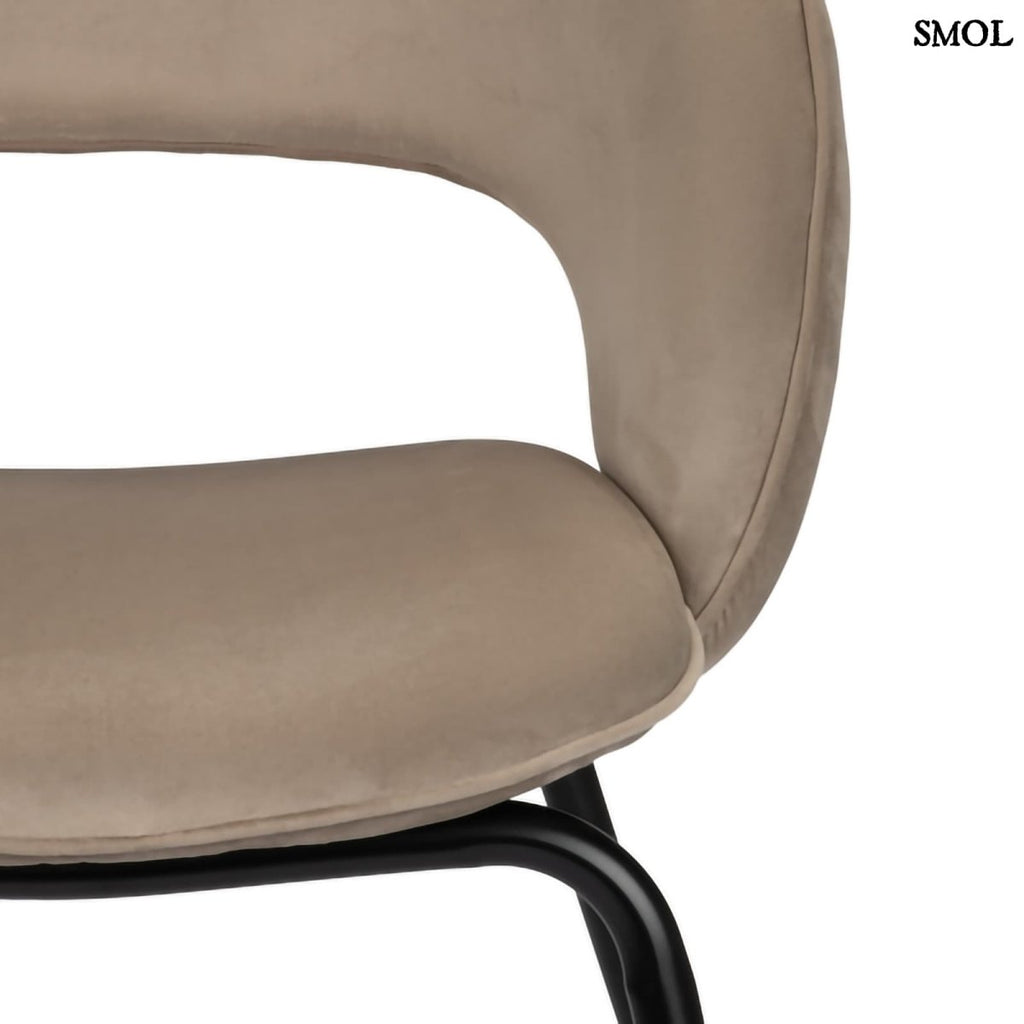 Étkezőszék szett - 2 db, kárpitozott | RAINBOW SAND WHITE - SMOL