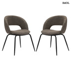 Étkezőszék szett - 2 db, kárpitozott | RAINBOW TAUPE - SMOL