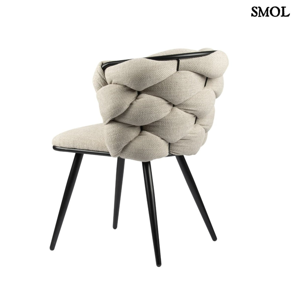 Étkezőszék szett - 2 db, kárpitozott | ROCK BEIGE - SMOL