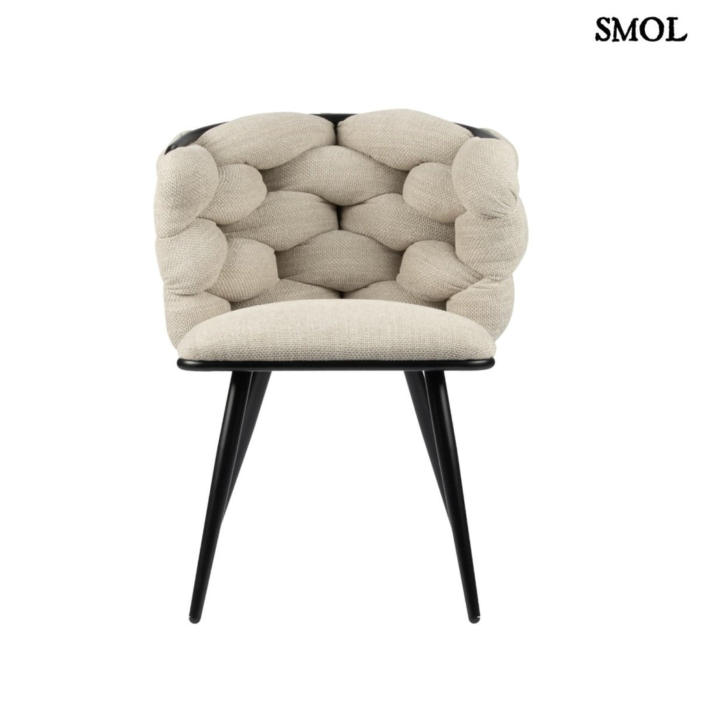 Étkezőszék szett - 2 db, kárpitozott | ROCK BEIGE - SMOL