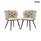 Étkezőszék szett - 2 db, kárpitozott | ROCK BEIGE - SMOL