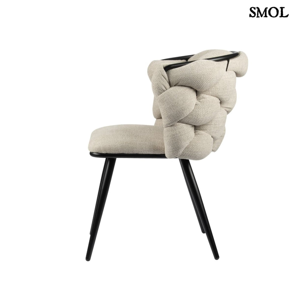 Étkezőszék szett - 2 db, kárpitozott | ROCK BEIGE - SMOL