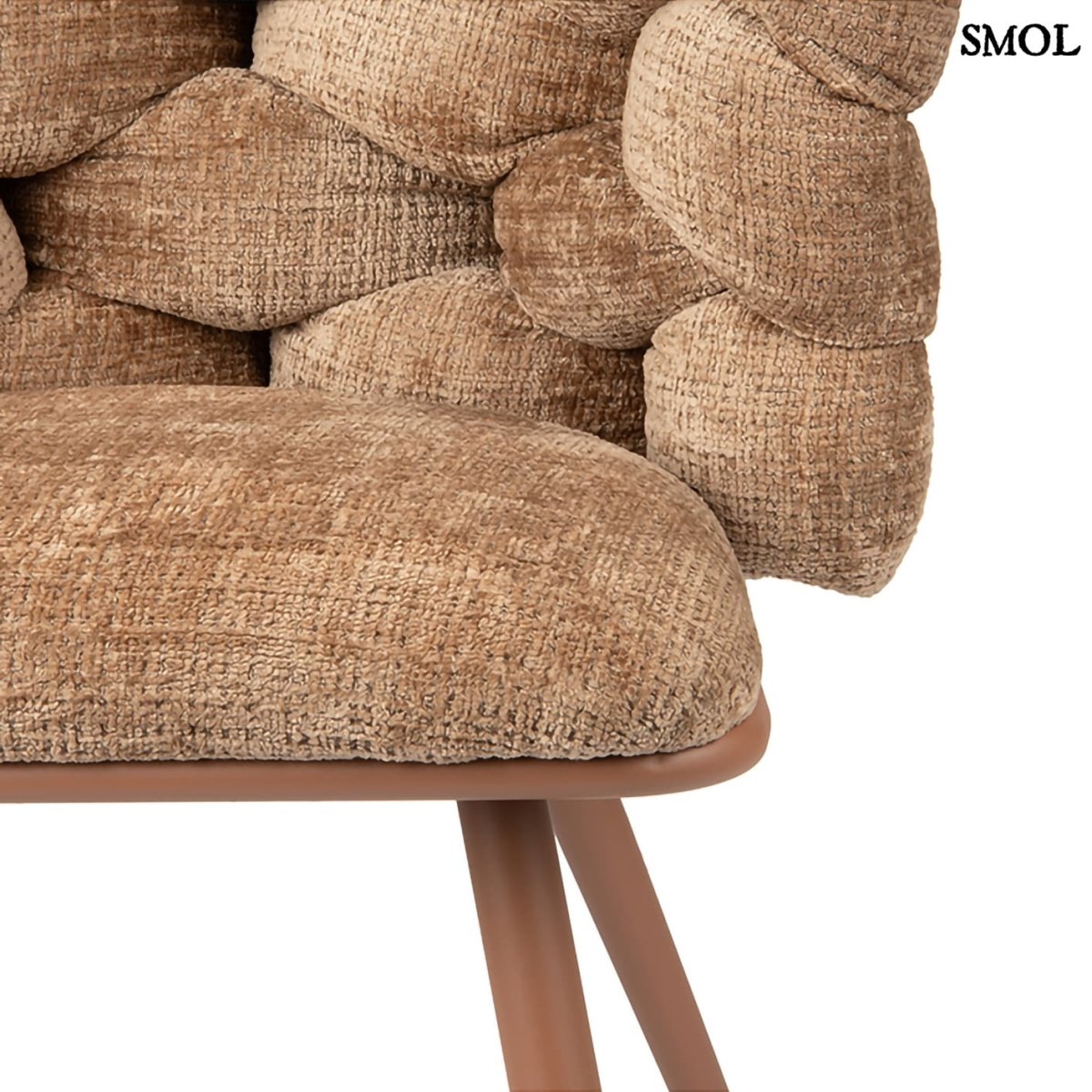 Étkezőszék szett - 2 db, kárpitozott | ROCK CARAMEL - SMOL