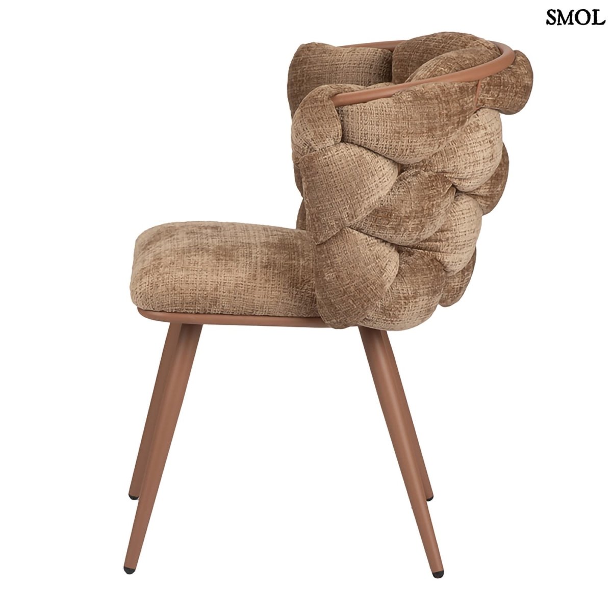 Étkezőszék szett - 2 db, kárpitozott | ROCK CARAMEL - SMOL